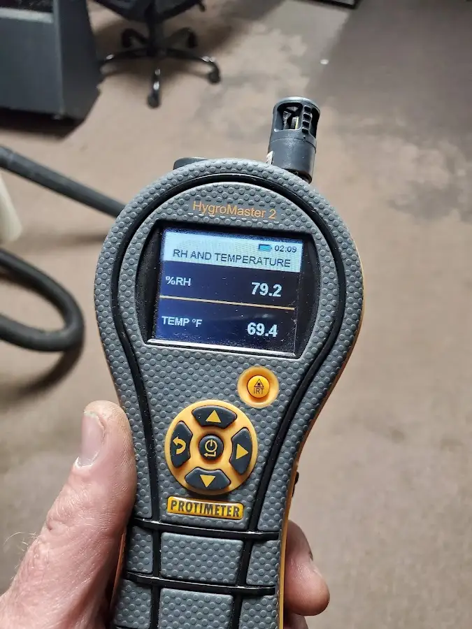 Moisture meter humidity assessment for Fire & Smoke Damage Restoration in Harrisville
